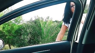 Maya Gets In A Stranger's Car And Fucks Him